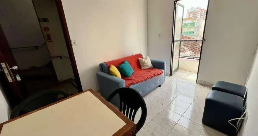 OPORTUNIDADE DE APARTAMENTO DE 1 DORMITÓRIO COM 2 SACADAS NO BAIRRO TUPI EM PRAIA GRANDE
