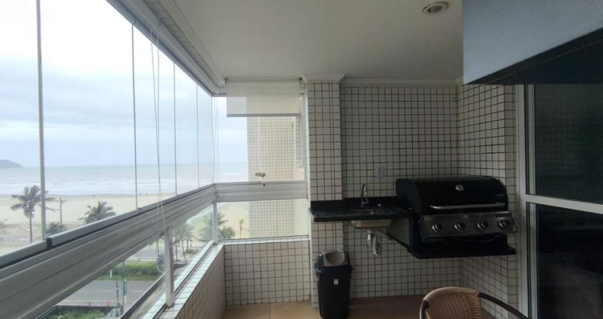 Apartamento à venda na Aviação em Praia Grande-SP: 2 quartos, 1 suíte, 2 salas, 1 banheiro, 1 vaga de garagem, 108m². Venha conferir!