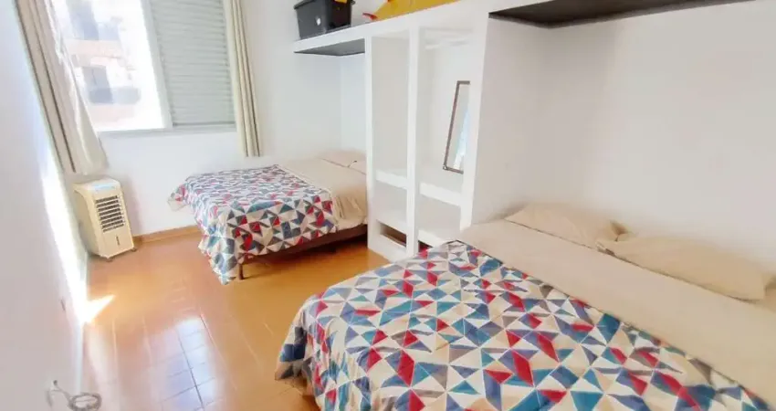 Excelente Apartamento de 1 Quarto para Locação em Aviação, Praia Grande-SP: 1 Vaga, 49m², Impecável!