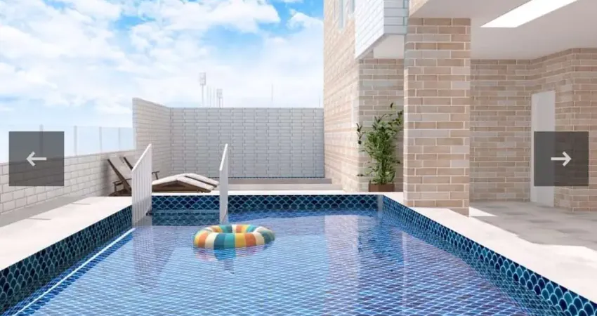 Apartamento à venda em Praia Grande-SP, no bairro Caiçara: 2 quartos aceita veiculo R$90.000,00 entrada