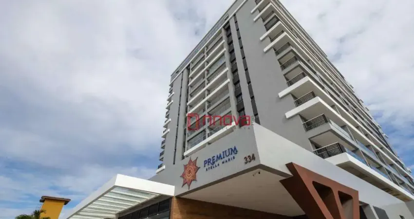 Apartamento com 1 dormitório para alugar, 46 m² por r$ 4.612,00/mês - stella maris - salvador/ba