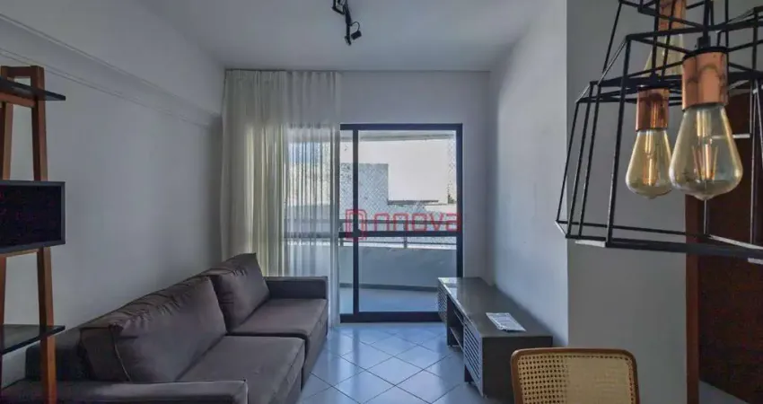Apartamento a venda semi mobiliado com 2 quartos, varanda, armários, nascente, andar alto e ventilado, 58 m² por R$ 480.000 - Itaigara - Salvador/BA
