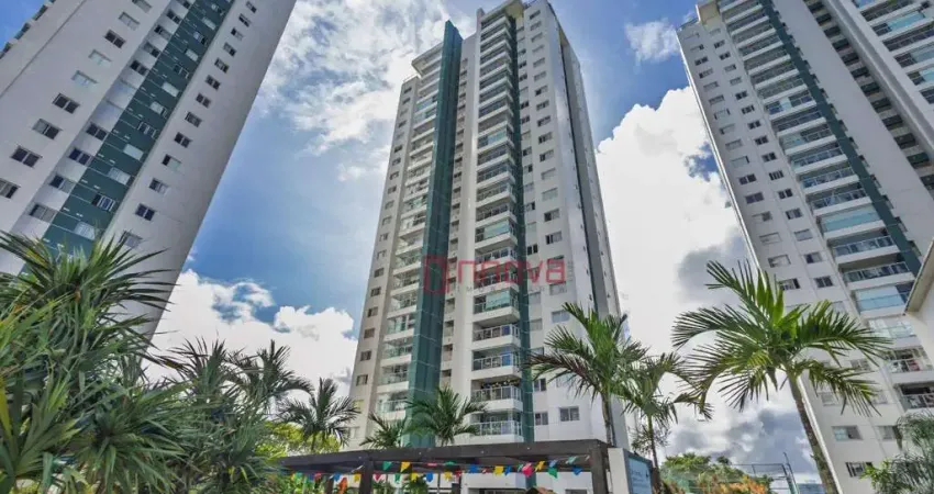 Aluga ótimo apartamento com 3 quartos, varanda gourmet, andar alto, armários, 88 m² por R$ 4.300/mês - Patamares - Salvador/BA