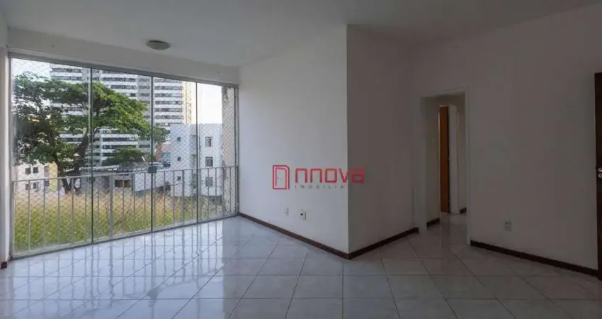 Apartamento com 3 dormitórios revertido para alugar, 84 m² por r$ 1.400,00/mês - costa azul - salvador/ba