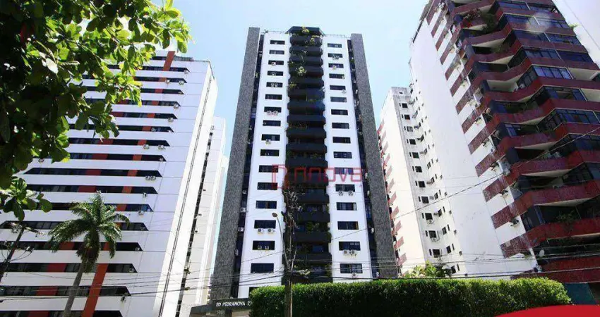 Aluga amplo apartamento com 4 quartos, duas suítes, armários, garagens, ótima localização, 115 m² por r$ 4.200/mês - pituba - salvador/ba