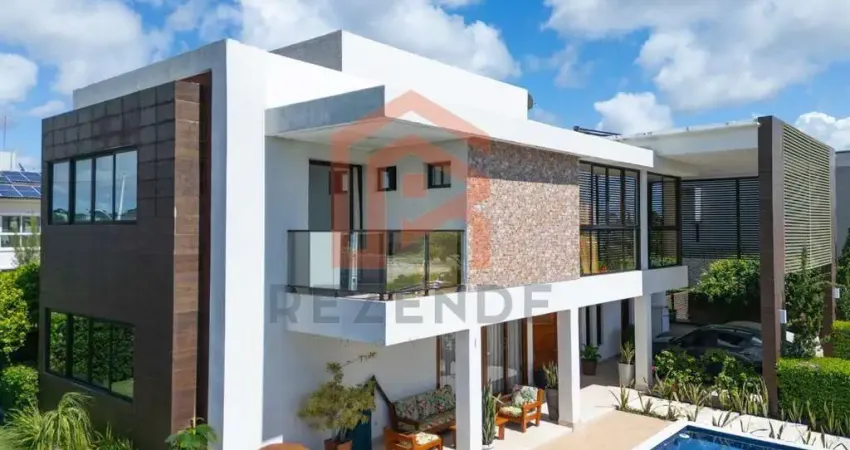 Casa em condomínio para venda em cabedelo, amazônia park, 5 dormitórios, 5 suítes, 7 banheiros, 4 vagas