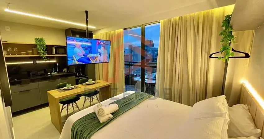 Flat para venda em joão pessoa, bessa, 1 dormitório, 1 banheiro