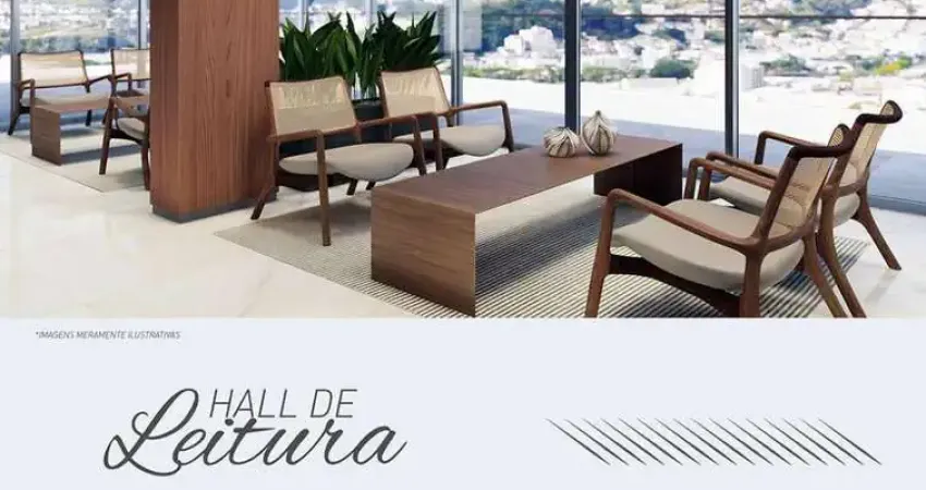 Apartamento com 1 dormitório para alugar, 34 m² por R$ 1.837,07/mês - Centro - Juiz de Fora/MG