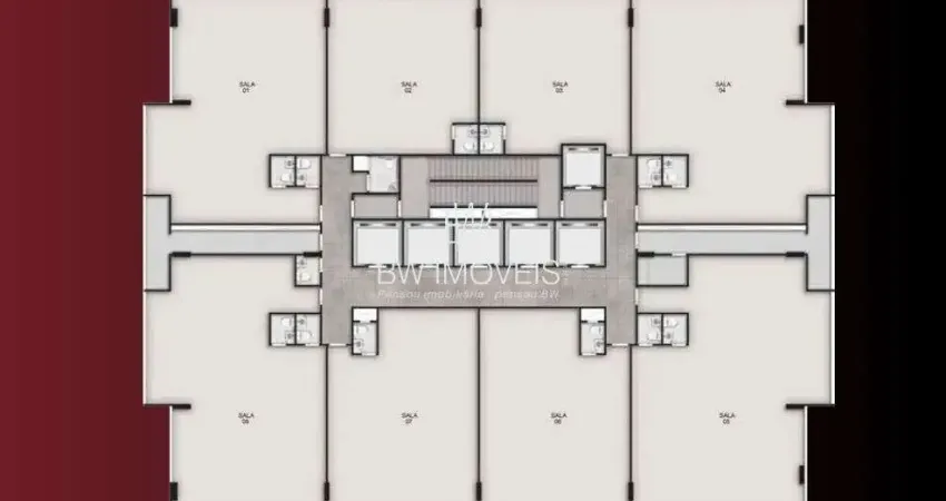 Euro Towers - Laje corporativa, de 337 m² à 772 m², Pq Lozandes, Jd Goiás, Próximo ao Flamboyant
