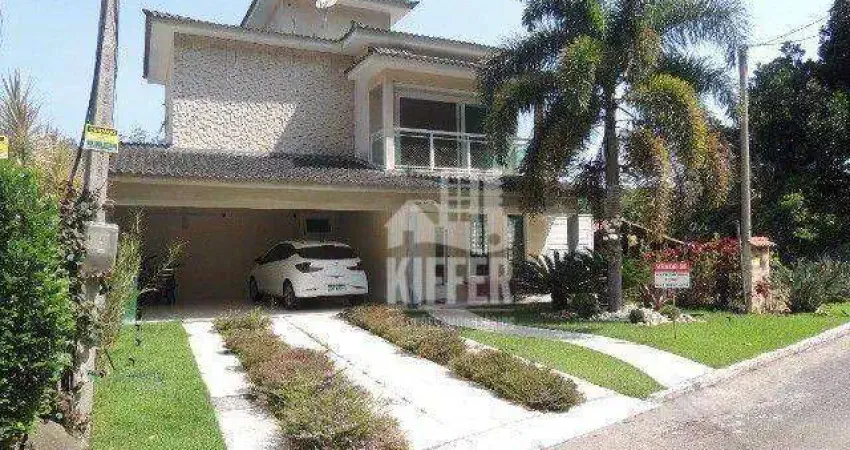 Casa em condomínio fechado em Rio do Ouro, 5 quartos, 2 suítes, área gourmet, energia solar, 320m²
