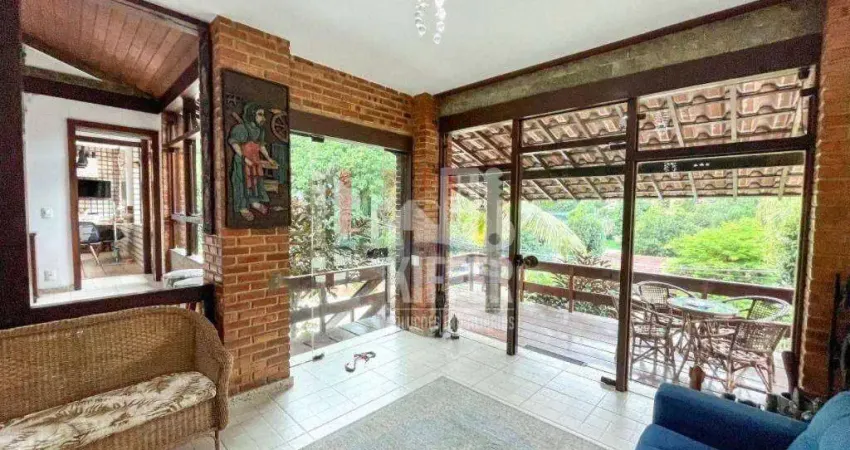 Casa com 4 dormitórios à venda, 378 m² por r$ 1.395.000,00 - itaipu - niterói/rj