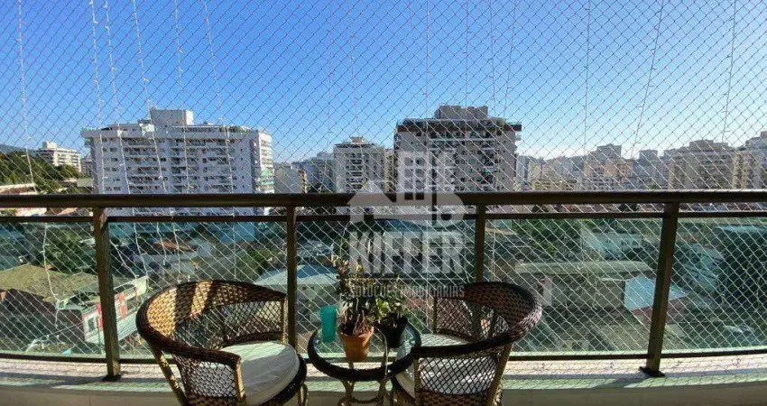 Apartamento com 3 quartos à venda, 118 m² por r$ 1.250.000 - santa rosa - niterói/rj