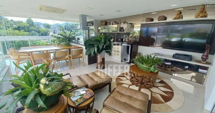 Cobertura Luxuosa com 4 Quartos em Camboinhas – 264m², Porteira Fechada, Vista Livre e Área Gourmet Integrada