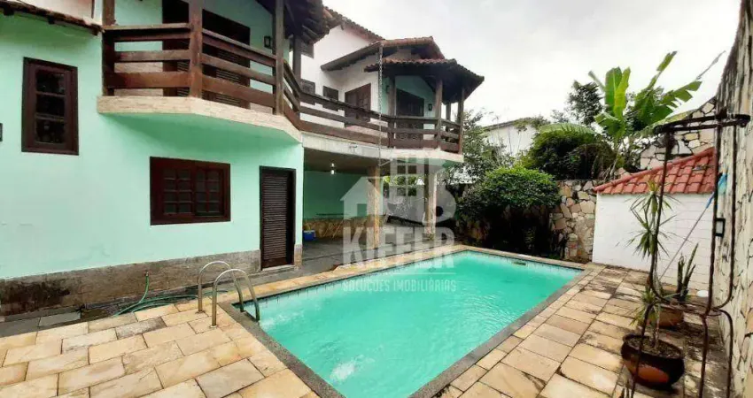 Casa com 5 quartos  à venda, 403 m² por r$ 1.800.000 - camboinhas - niterói/rj
