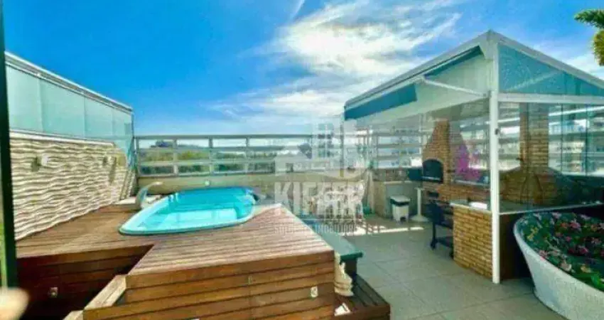 Cobertura LINEAR no Ingá  3 Quartos Planejados, Piscina, Churrasqueira, Energia Solar e Vista Livre | 3 Vagas na Escritura.