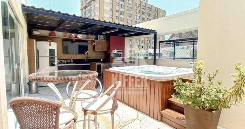 Cobertura com 4 dormitórios à venda, 260 m² por r$ 2.450.000,00 - icaraí - niterói/rj