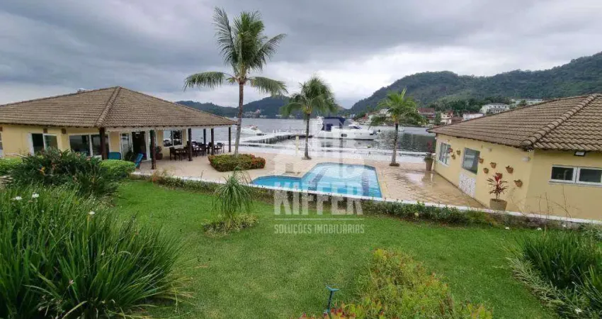 Casa com 4 dormitórios à venda, 280 m² por r$ 5.900.000,00 - praia da ribeira - angra dos reis/rj