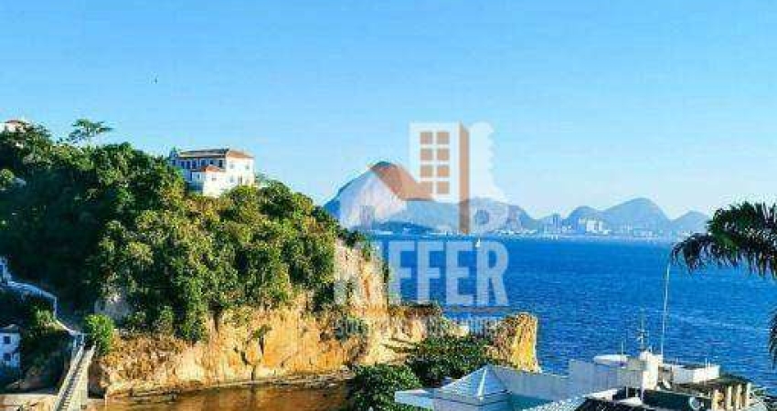 VISTA DE CINEMA - PARADISÍACA - Apartamento com 4 dormitórios, 2 suítes, 3 Varandas, 419 m² por R$ 2.800.000,00 - Boa Viagem - Niterói/RJ