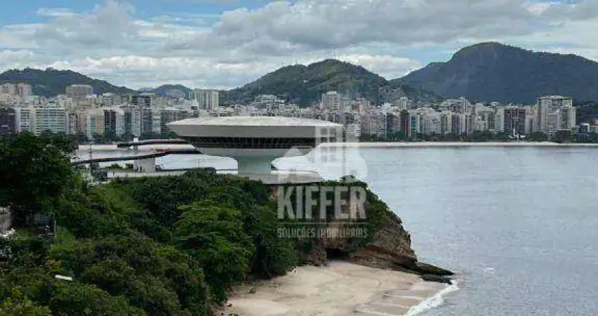 Amplo apartamento 5 quartos frente mar na praia Boa viagem- Niterói