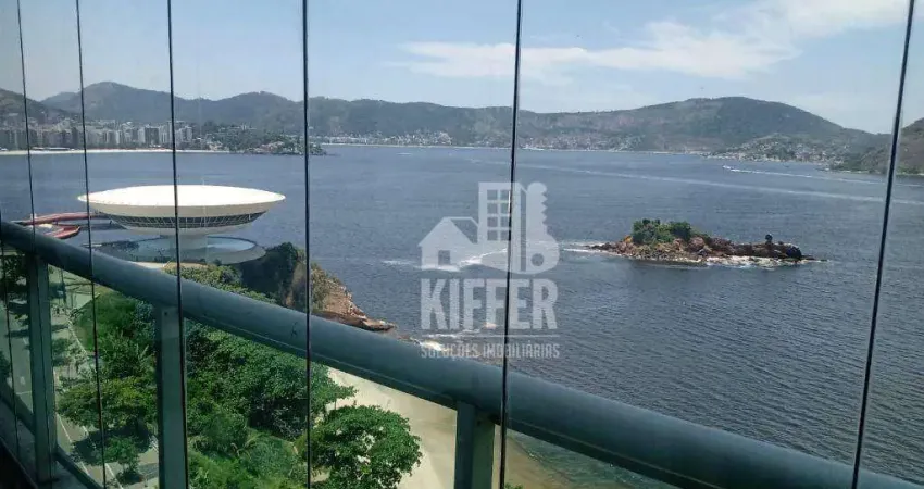 Apartamento com 4 quartos à venda, 198 m² por r$ 2.950.000 - boa viagem - niterói/rj