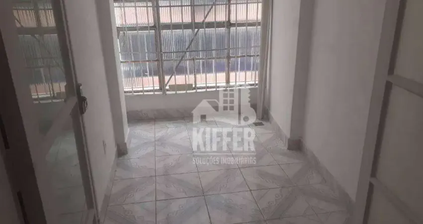 Oportunidade no Centro, sacada, 1 qto, 2 salas, cozinha e banhero.