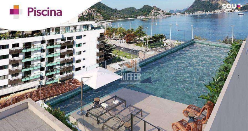 Apartamento com 2 quartos à venda, 93 m² por R$ 1.373.505 - Charitas - Niterói/RJ