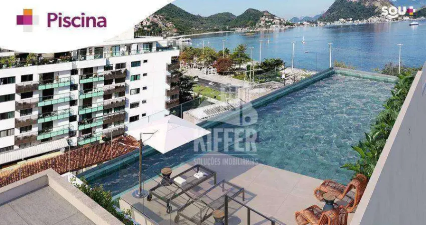 Apartamento com 2 quartos à venda, 93 m² por R$ 1.442.180 - Charitas - Niterói/RJ