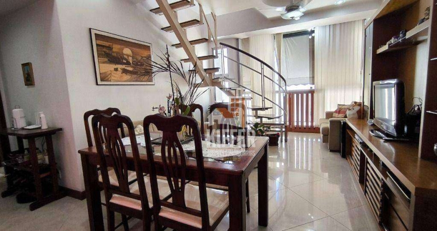 Cobertura com 5 quartos à venda, 150 m² por R$ 1.280.000 - Icaraí - Niterói/RJ