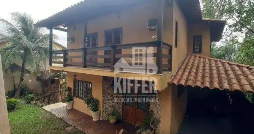 Casa Duplex com 3 quartos, sendo 1 suíte, 198m², Piscina, Sauna, Churrasqueira, Garagem para 4 carros por R$ 890.000,00 - Serra Grande - Niterói/RJ