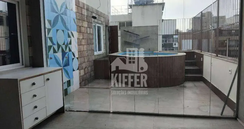 Cobertura com 3 suítes à venda, 221 m² por r$ 2.090.000- icaraí - niterói/rj