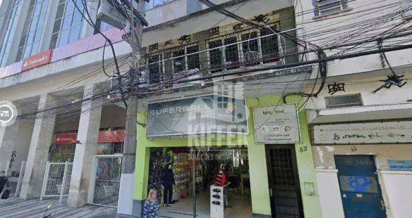 Kitnet com 1 dormitório à venda, 30 m² por r$ 150.000,00 - centro - niterói/rj