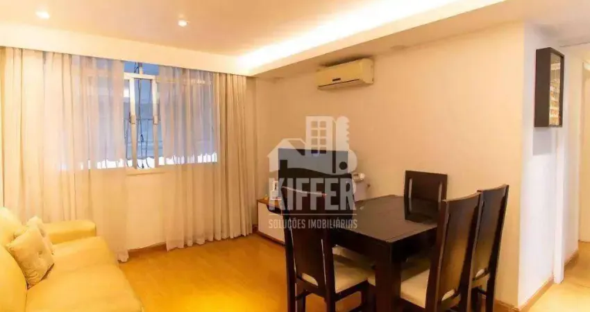 Apartamento com 3 quartos sendo 1 suíte, 2 banheiros, 64 m² por r$ 699.000,00 - icaraí - niterói/rj