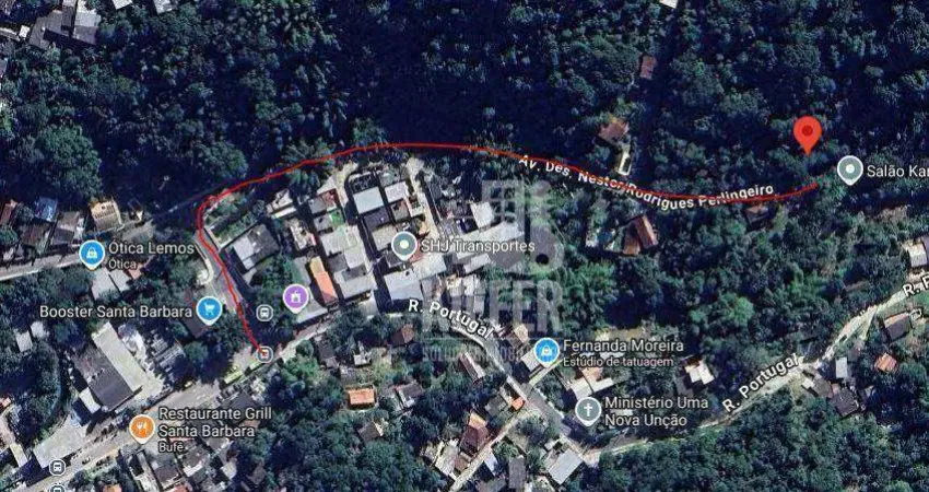 Terreno à venda, 5400 m² por r$ 180.000,00 - santa bárbara - niterói/rj