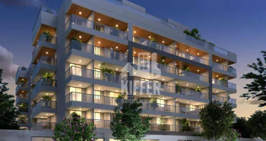 Apartamento com 1 dormitório à venda, 41 m² por r$ 600.000,00 - camboinhas - niterói/rj