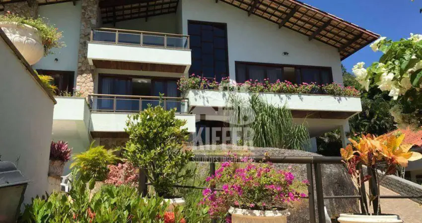 Casa com 4 quartos à venda, 437 m² por r$ 2.390.000 - itaipu - niterói/rj