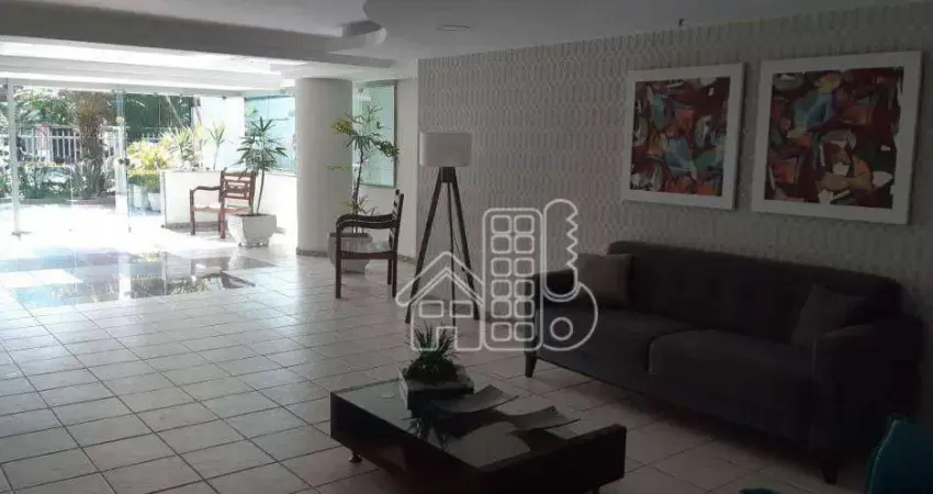 Apartamento com 2 quartos para alugar, 82 m² por r$ 3.712/mês - santa rosa - niterói/rj