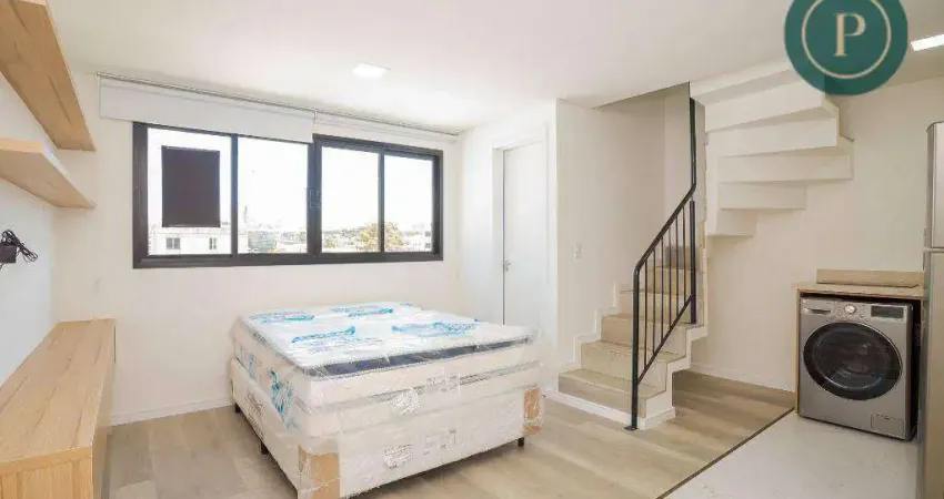 Apartamento Duplex com 2 dormitórios, 17 m² - Rebouças - Experimente o Atendimento Boutique!