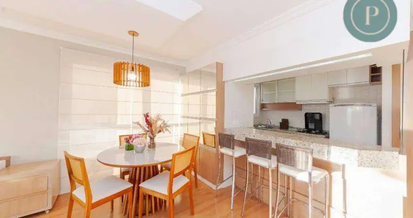 Apartamento com 2 suítes para alugar, 95 m² - vila izabel - curitiba/pr