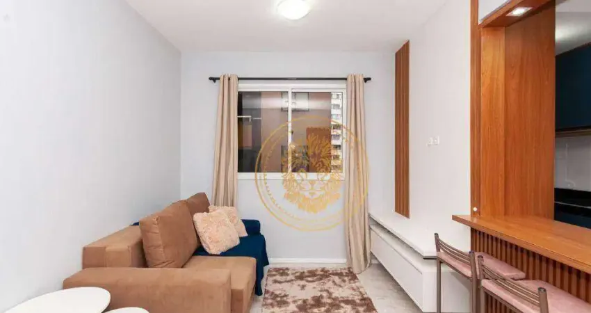Apartamento com 1 dormitório para alugar - champagnat - curitiba/pr
