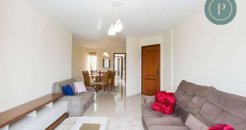 Apartamento com 3 dormitórios, sendo 1 suíte para alugar, 115 m² por r$ 5.038/mês - água verde - curitiba/pr