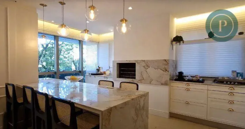 Apartamento com 3 dormitórios para alugar, 266 m²  - cabral -experimente o atendimento boutique!!!