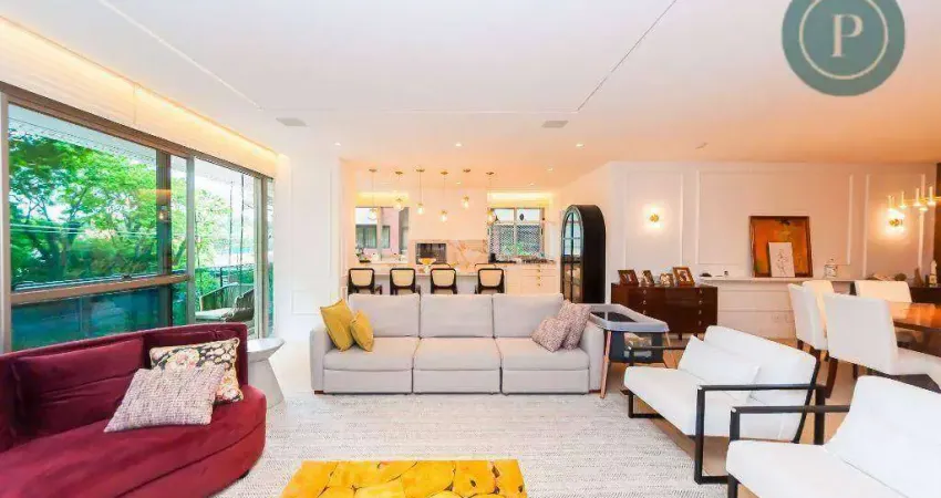 Apartamento com 3 dormitórios para alugar, 266 m² - cabral -experimente o atendimento boutique!!!