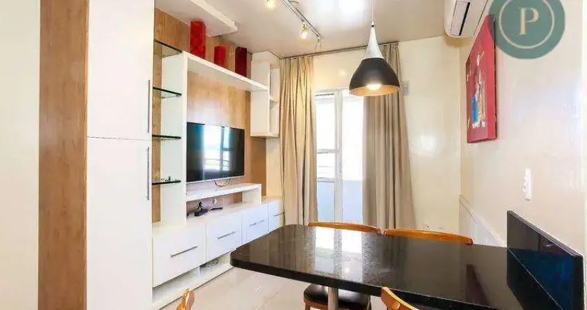 Apartamento em condomínio clube de alto padrão mobiliado e equipado 2 dormitórios e 1 vaga batel curitiba pr