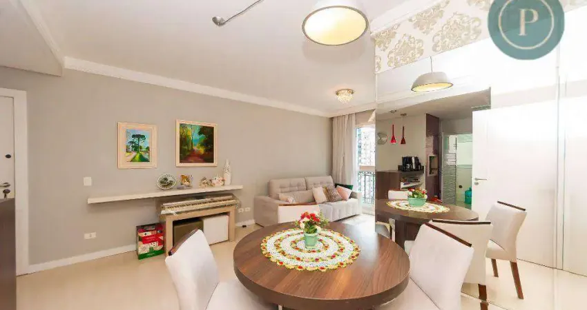 Apartamento com 3 dormitórios para alugar, 85 m² por R$ 6.225,00/mês - Bigorrilho - Curitiba/PR