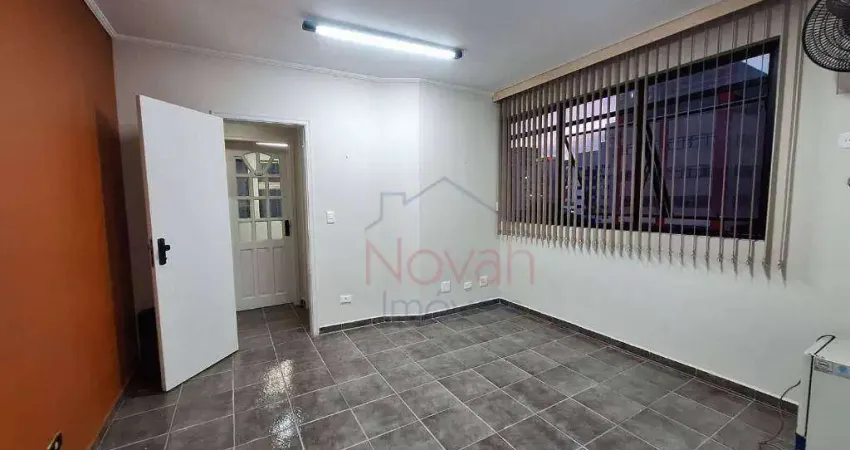Sala, 57 m² - venda por R$ 295.000,00 ou aluguel por R$ 2.101,57/mês - Vila Matias - Santos/SP
