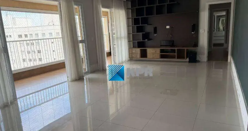 Apartamento para locação, excelente, 3 suítes, 131 m², varanda com churrasqueira e 3 vagas! perfeito para você morar!