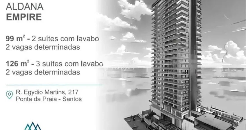 Apartamento com 2 quartos à venda na Doutor Egydio Martins, 217, Ponta da Praia, Santos