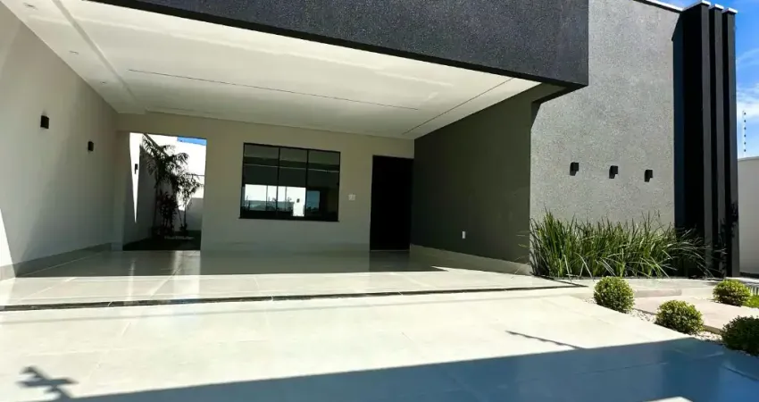 Casa 3 quartos com suíte, residencial monte cristo trindade go.