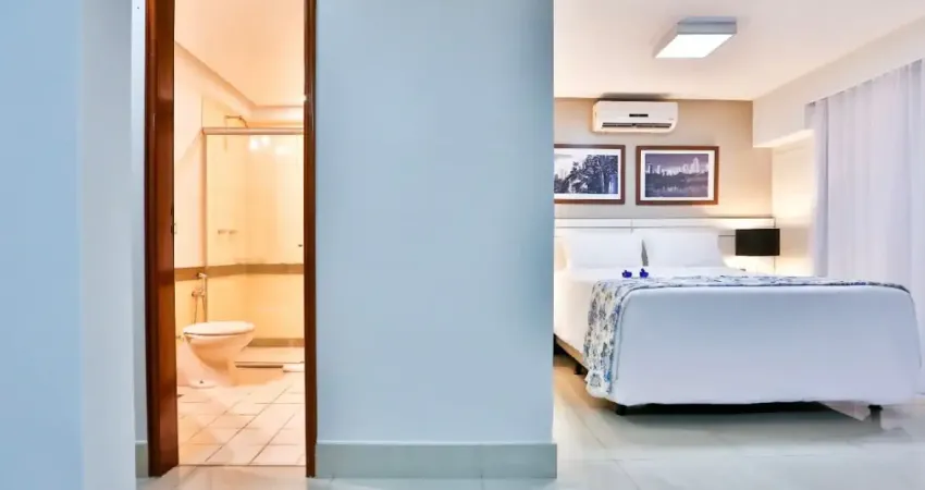 Flat no coração de goiânia, mobiliado, setor oeste com pool hotel
