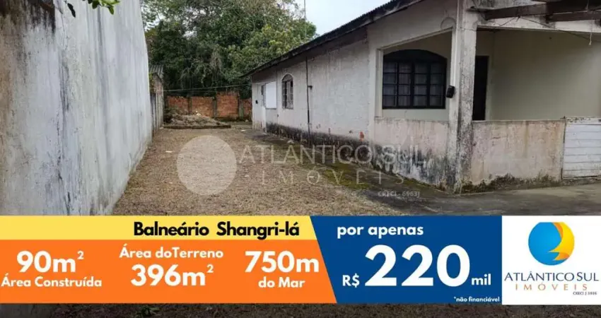 Casa à venda com terreno grande em shangri-lá, pontal do parana - pr